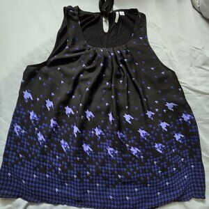 Elle black sleeveless top